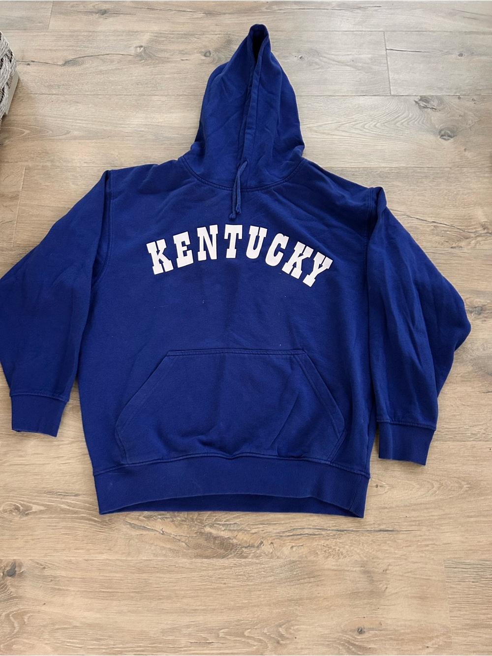 Kentucky men’s Large Ruckfitt Blue Pullover Hoodie Sweatshirt